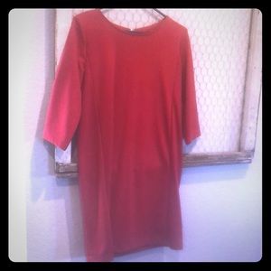 Gap Red Shift Dress Perfect for Holidays!